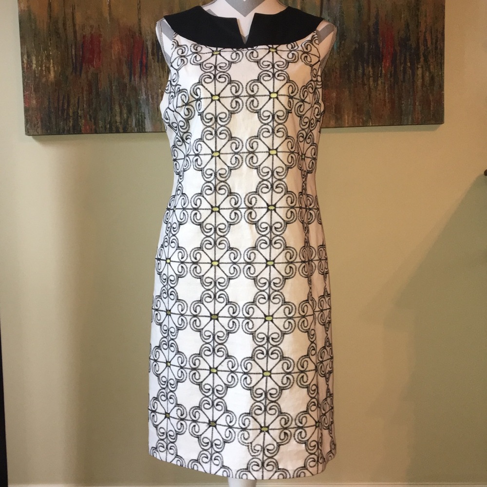 Adrianna Papell Eyelet Dress